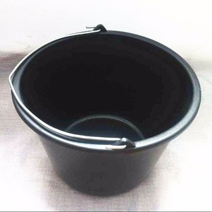 10 L Round black PE Bucket Plastic Bucket