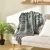 Import 100% Acrylic Thick Retro Woven Throws Cheap Patterned Chic Cable Knit Throw Bohemian Throw Blanket from China