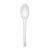 Import 100% Compostable Cutlery Set Biodegradable Disposable Plastic CPLA Cutlery 6.5&quot; Spoon from China