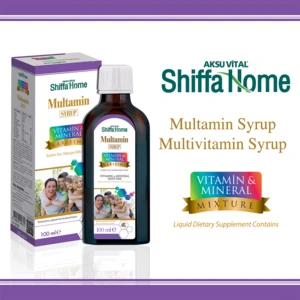 %100 Natural Honey MultiVitamin Syrup for Kids Oral Liquid Vitamin Supplements