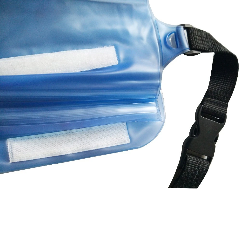 100% waterproof cell phone pouch with waist straps