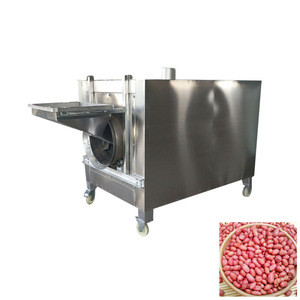 100Kg/Hour Cocoa Bean Nut Roasting Machine Lpg Style Peanut Roaster Machine