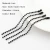 Import 10/12/15cm Electrophoretic black metal Beaded Chain jewelry supplies making Jewelry  accessories diy jewelry making  components from China
