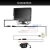 1080P  7 inch monitor TFT  Rearview Mirror LCD Reverse Car Monitor Kit Heavy Duty Security Camera System For Bus Truck Coach