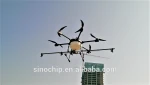 10L Agricultural Drone Sprayer Helicopter 6 Motors Efficiency Working Drone