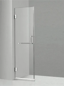 10mm bathroom frameless stainless steel shower door