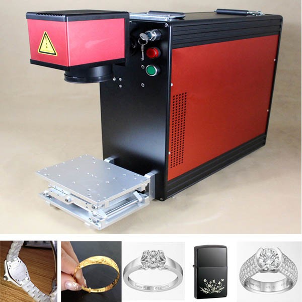 10W Fiber Laser Marking Machine for Ring Jewelry