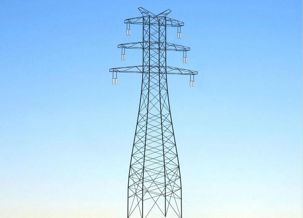 110kv 132kv power conical steel tubular pole china suppliers electricity transmission line tower