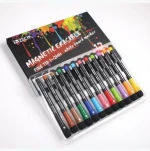 12 color Erasable marker Pen Fine Tip 1~2 mm  magnetic Whiteboard marker