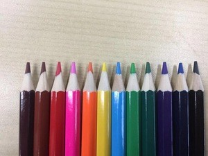 12 Colors 7/3.5 inch Wooden Drawing Charcoal Pencils in Paper Box,Painting Crayon Sketching Pencil Non-toxic School Supplies