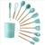 12 peices Silicone kitchen utensil set with soft touch silicone wooden handles cooking tool set Kitchen accessories