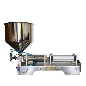 1/2/4 nozzles semi automatic piston paste filler cosmetic cream filling machine