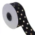 Import 1.5 Inch custom printed gold foil polka dot grosgrain ribbon 38mm for hair bow/gift wrapping from China