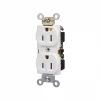 15A 125V Orange Isolated Ground Duplex Wall Socket Outlet Receptacle with UL