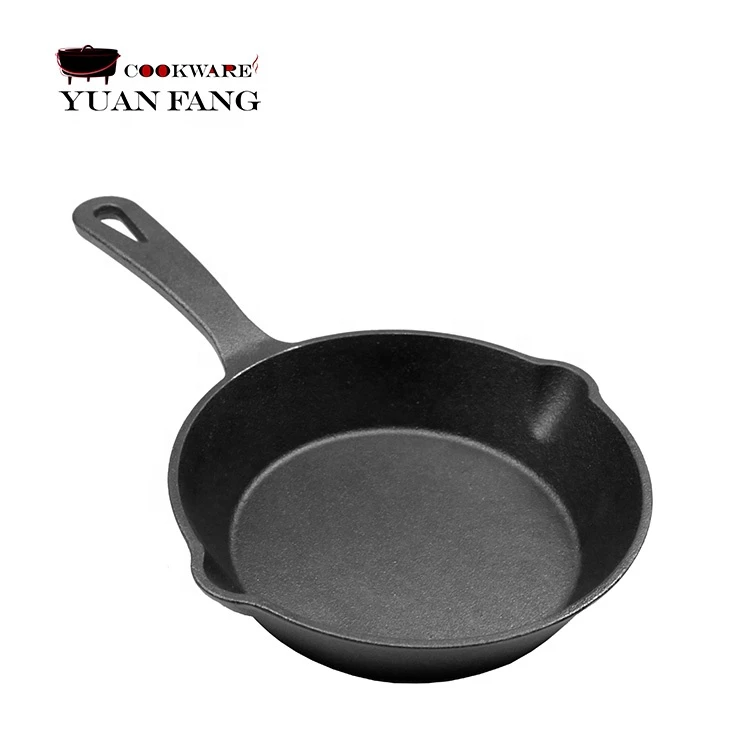16 cm Factory wholesale mini pre-seasoned cast iron skillet pan