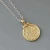Import 18K Gold Plated British Lucky Sixpence Elizabeth  Silver Coin Vintage Necklaces Jewelry For Women from China