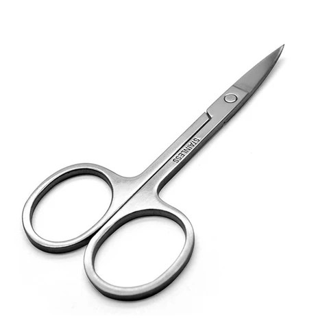 1Pcs Cuticle Cutter Stainless Steel Dead Skin Remover Pedicure Scissors Nail Art Tool Eyebrow Small scissors Make Up Tool