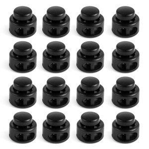 Buy 2 Hole Cord Lock Clamp Toggle Button Clip Stopper Spring Buckle ...