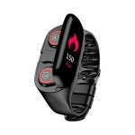 2 In 1 Smart Watch Dual Wireless BT Earbuds M1 IP65 Touch Screen Sport Bracelet wristband Fitness Trackers Heart Rate monitor