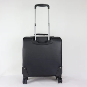 20 Years Factory Designer pilot bag soft waterproof trolley case bag custom luggage bag trolley on wheels PVC suitcase