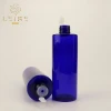 200ml 500ml 1000ml Cobalt Blue PET Plastic Cosmetic Hair Dry Lotion Shower Gel Shampoo Bottles With Unicorn Twist Top Cap
