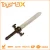 Import 2015 Child Toy Bronze Series of Armour, Handguard, Sword and Plastic Toy Axe Set from China
