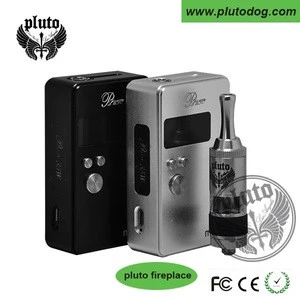 2016 new Quartz Coil dry herb Vape Pen pluto patented product fireplace vaporizer with 35w box mod