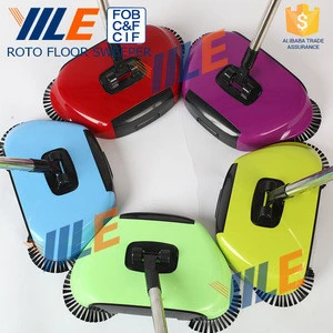 2017 As seen on tv YILE CLEANING roto hand push floor sweeper