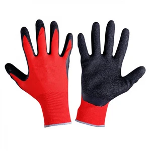 2017 new design latex glove,work latex glove,latex working glove