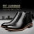 Import 2018 autumn and winter mens shoes Chelsea ankle boots Brock carved mens boots mens Martin boots from China