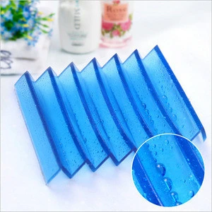 2018 new products wholesale rectangle silicone soap molds soft soap dish