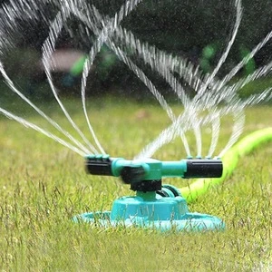 2018 New Watering Head Garden Supplies Lawn Sprinkler Garden Sprinklers Water Durable Rotary Three Arm Water Sprinkler