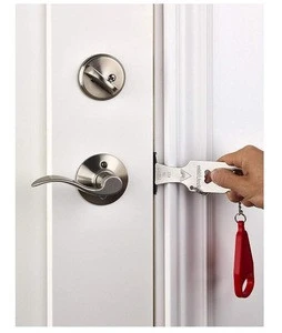 2019 New Portable Travel Door Lock Security Home House Apartment Travel Dorm School Lockdown Lock