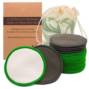 2020 bamboo cotton makeup remover pads