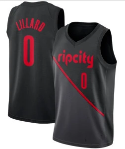 2020 Cheap New American Basketball Teams Sports Jerseys Custom Wholesale Portland 0 Damian Lillard 3 C.J. McCollum