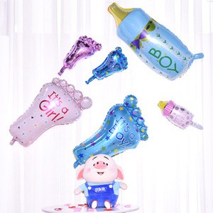 2020 Cute Fun Wholesale Birthday Party Baby Shower Girls Boys Decoration Foil Colorful Print Balloon