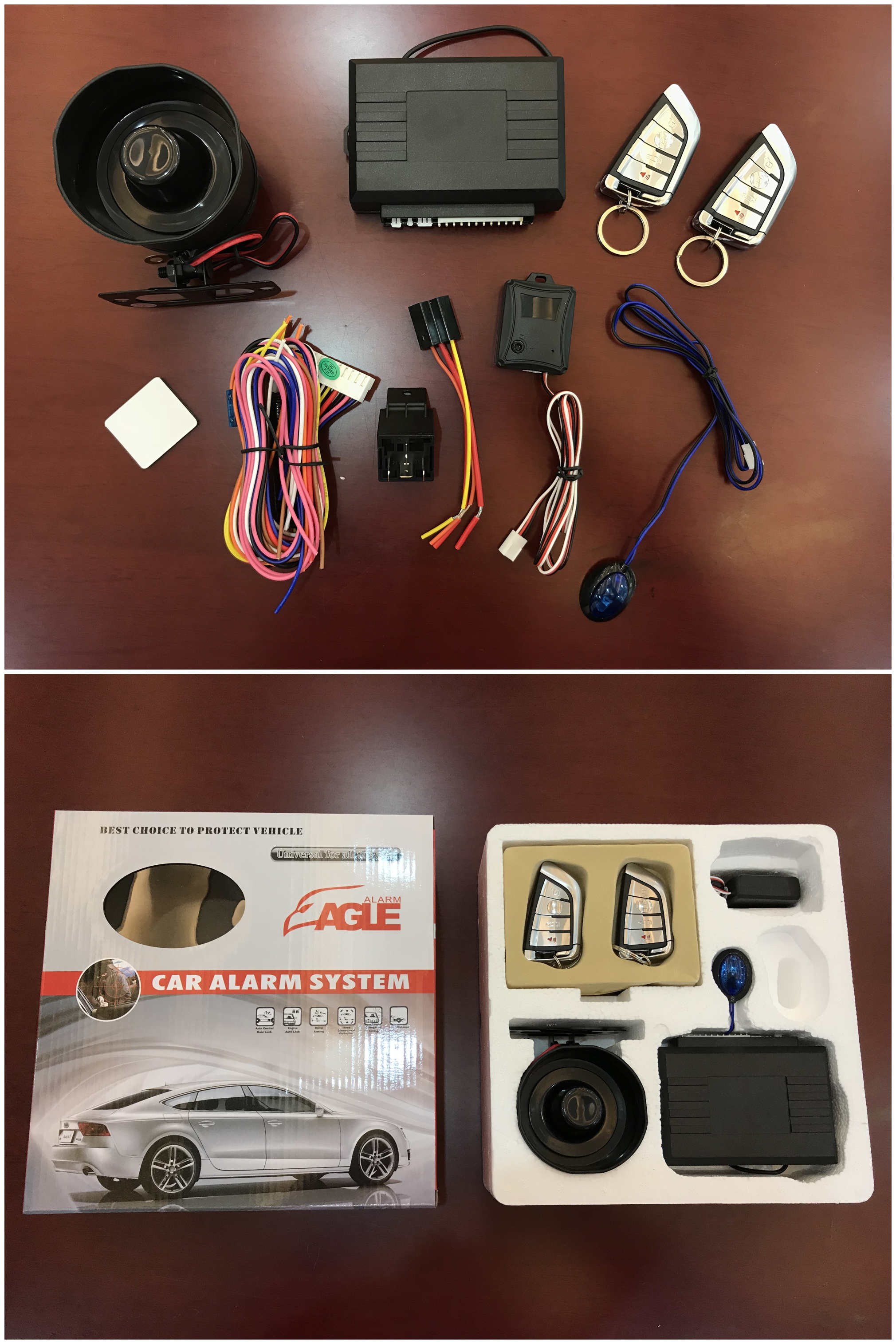 2020 EG-L3000B Competitive Price  One Way Car Alarm and Security System