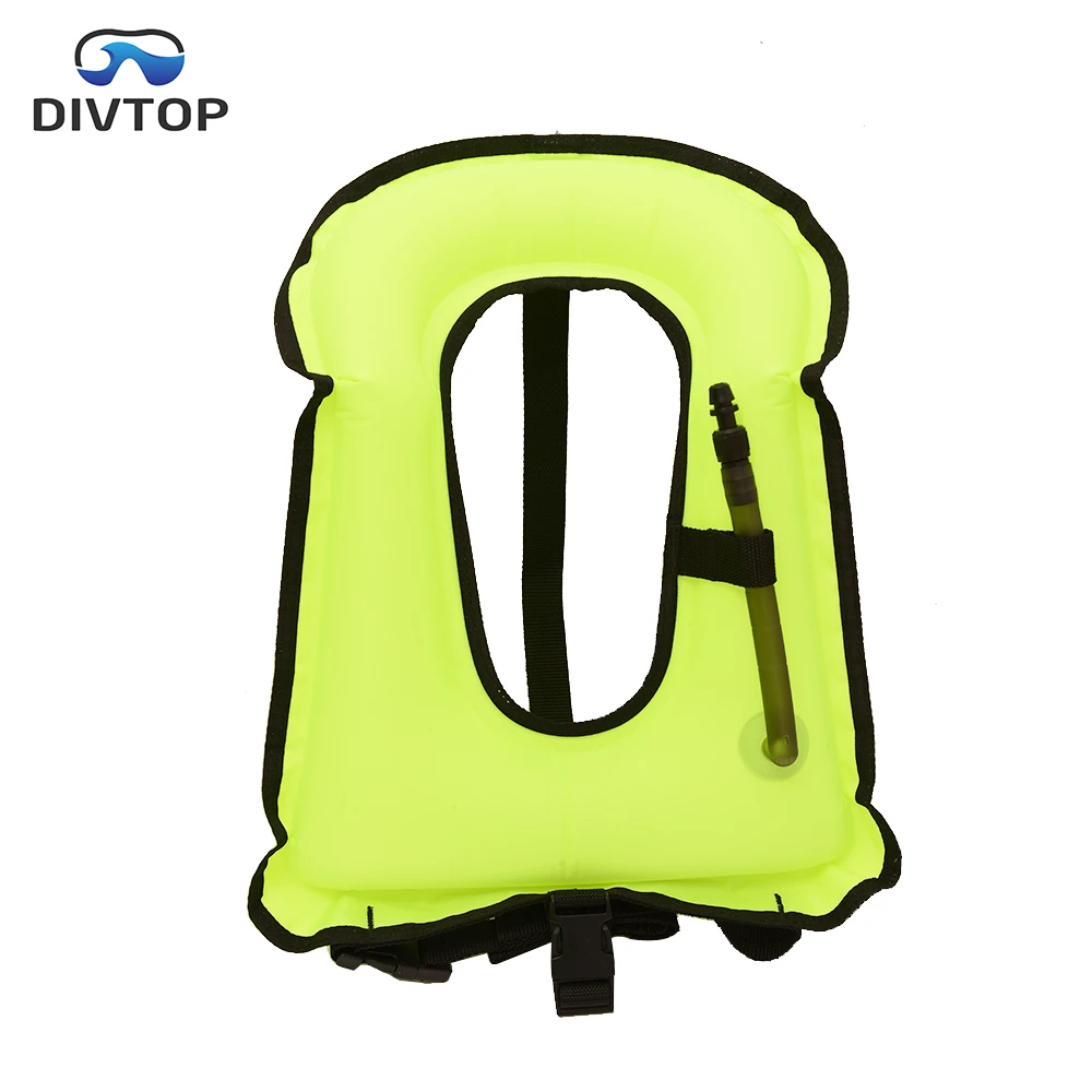 2020 Free Diving Safety Jacket Adult Kids Portable Life Jacket, Safety Inflatable Snorkel Vest/