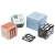 Import 2020 Hot sale custom 3 piece  mooncake square tinplate box from China