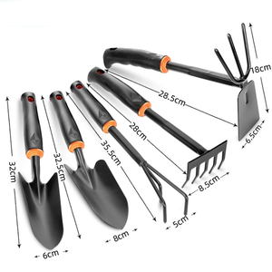 2020 Hot sales 4 pieces garden hand tools Trowel Cultivator with plastic handle for women with low price
