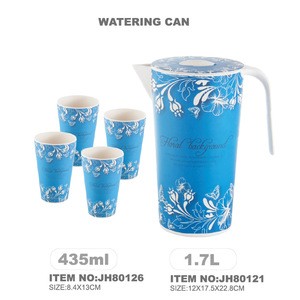 2020 New Design Bamboo Fiber Jug Water Eco Friendly Pots Dishwasher Safe Kettles