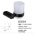 Import 2020 New design good quality Aluminum black color towel shelf  bathroom accessories set from China