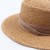 Import 2020 New Summer Boater Straw Hats Elegant Hepburn Style Concave Top Women Leisure Holiday Beach Sun Hat from China
