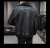 Import 2020 thick Custom  black color men winter jackets  front zip fastening faux suede leather mens jacket from China