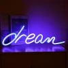 2020 USB powered wall hanging  neon Light home decoration led neon back lamp panel custom neon signs for indoor room decoration