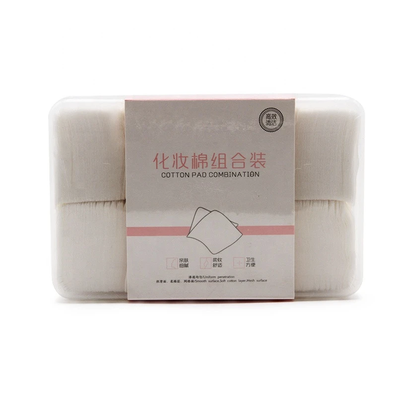 2020 wholesale Makeup Removal Facial Cleansing Pad custom 100% Cotton Makeup Remover Pads