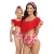 Import 2020Summer Family Matching Swimwear Mother Daughter Plaid Bikini Bathing Suit Swimwear Family Matching Outfits Kids Mom Swimsuit from China