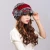 Import 2021 Factory Wholesale Cheap Hat Winter Warm Korean Fashion Rex Rabbit Hair Knitted Ladies Flower Ear Cap from China