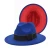 Import 2021 men panama hats fedora colorful fedora straw hat from China