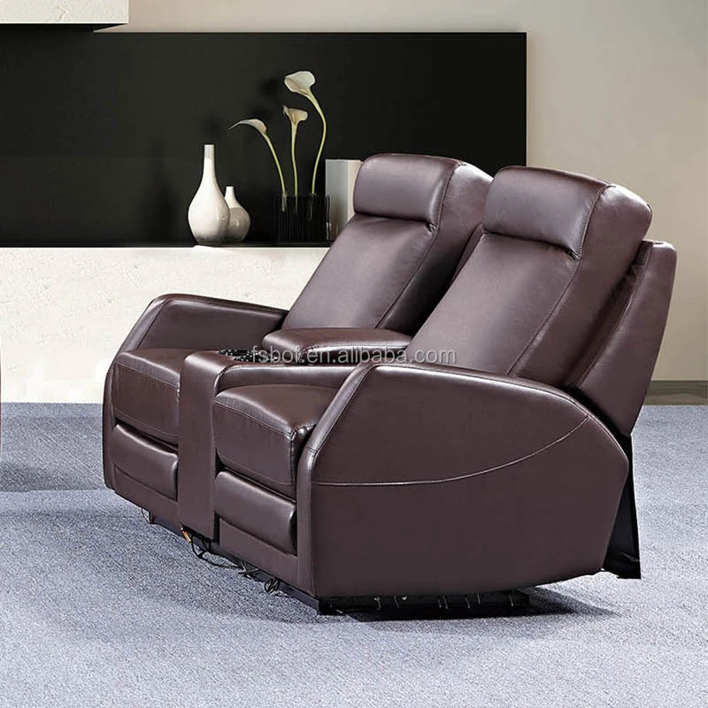 2021 newest design genuine leather reclining functional sofa chair